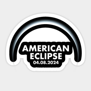 Total Solar Eclipse 2024 United States of America Sticker